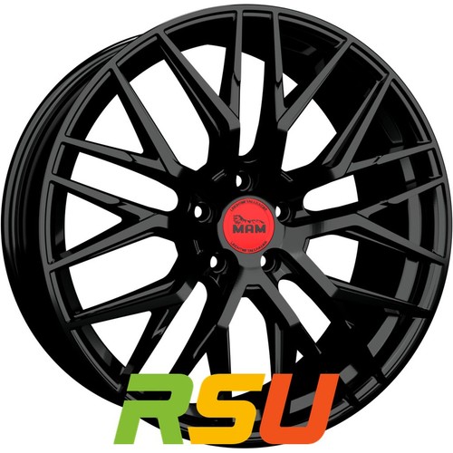 Mam rs4 black painted 7x16 - painted, 7x16"