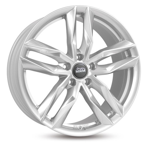 Mam rs3 silver painted 5x19 - mam,